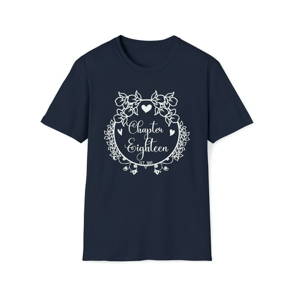 Chapter 18, Gildan Unisex Softstyle Shirt, 18th Birthday Graphic Tee, S-3XL