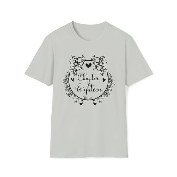 Chapter 18, Gildan Unisex Softstyle Shirt, 18th Birthday Graphic Tee, S-3XL