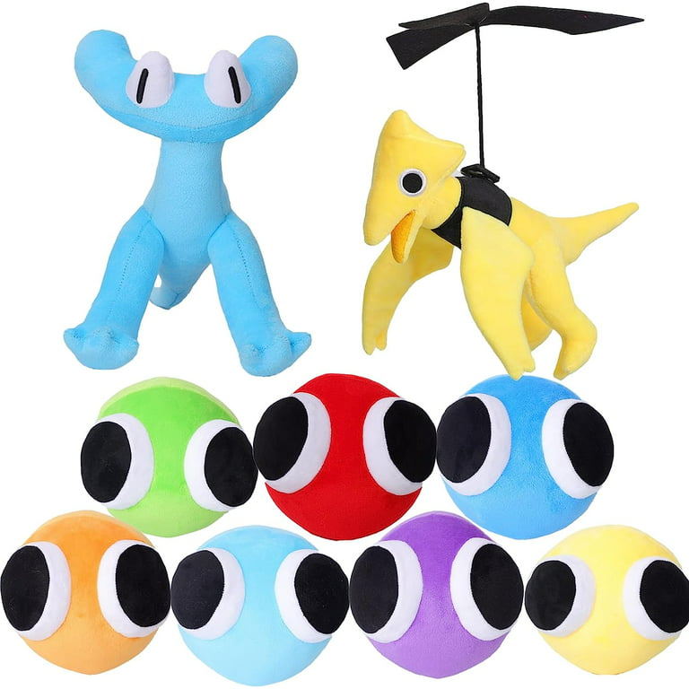 Yellow x Cyan Rainbow-Friends Chapter 2 Plush Toys Cyan Rainbow-Friends  Plushie Doll for Kids Teens Boy and Girl Birthday Gifts : : Toys &  Games