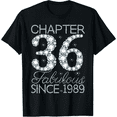 thumbnail image 1 of Chapter 36 Fabulous Since 1989 Rhinestone Graphic T Shirt Unisex Tee, 1 of 6