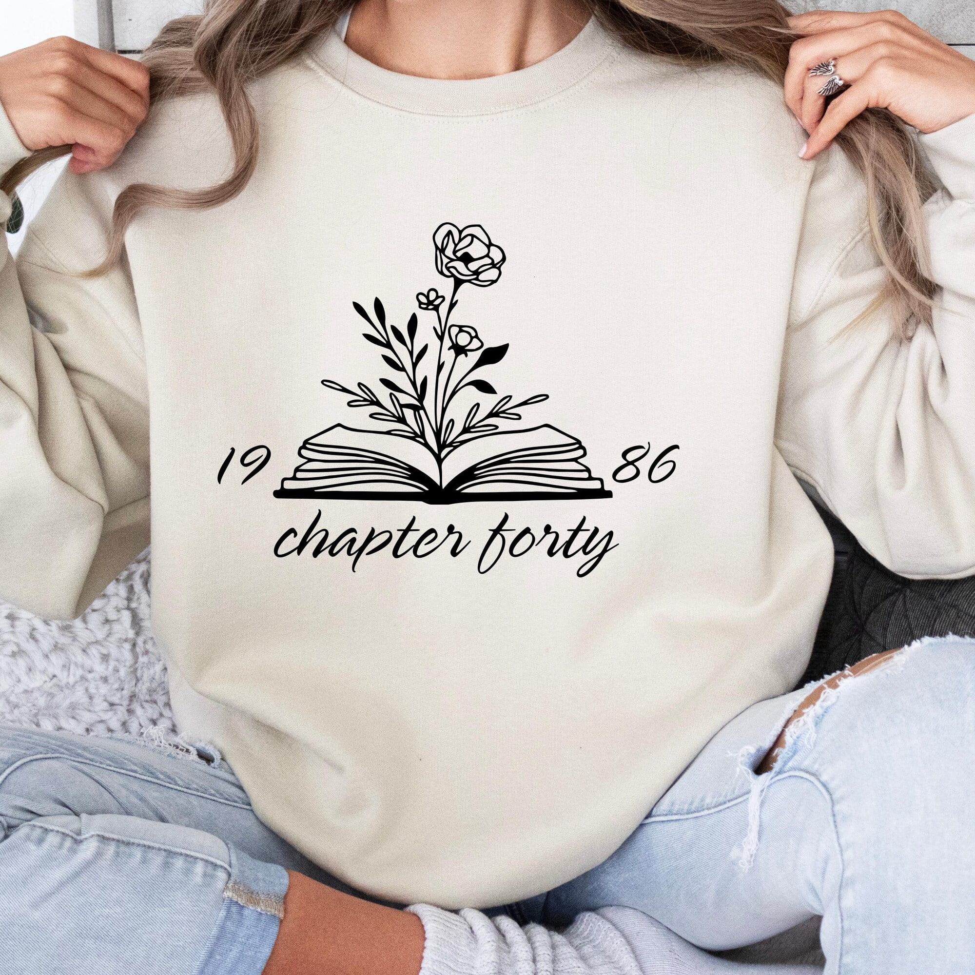 Chapter 40 1986 TShirts For Women Bookish 40th Birthday Gift For Book ...