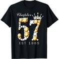 thumbnail image 1 of Chapter 57 EST 1965 57Th Birthday Tee Gift For Womens T-Shirt, 1 of 5