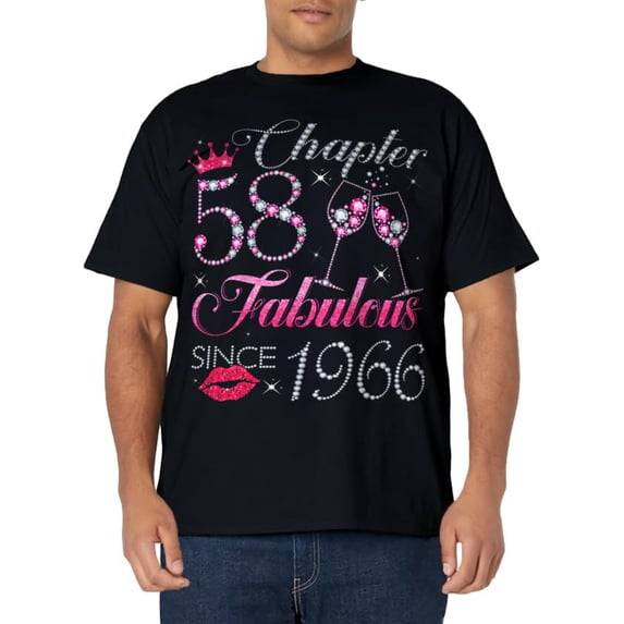 Chapter 58 Fabulous Since 1966 58Th Birthday Gift For Women T-Shirt
