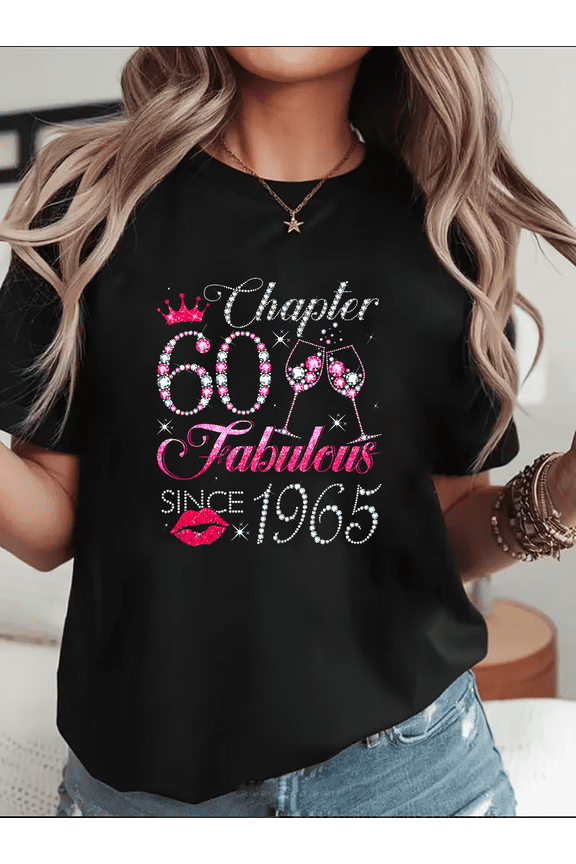 Chapter 60 Fabulous Since 1965 Funny 60th Birthday Party Unisex T-Shirt V10243, up to size 5XL