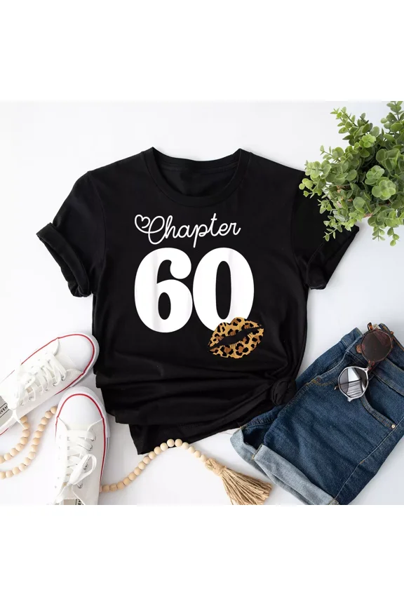 Chapter 60 Leopard Lips 60th Birthday Chapter 60 Years Old T-Shirt