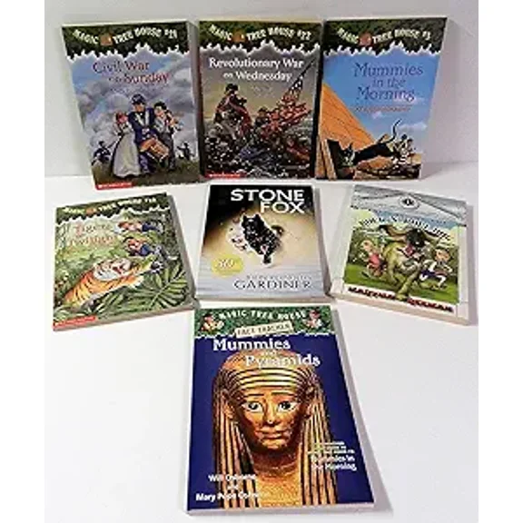 Pre-Owned Chapter Books for 4th & 5th Graders- Set-of-7. Enrich Your Young Reader's Library ! Best Practices in Reading Classroom Library - Collection #3, 9780545643740, 0545643740, Paperback,