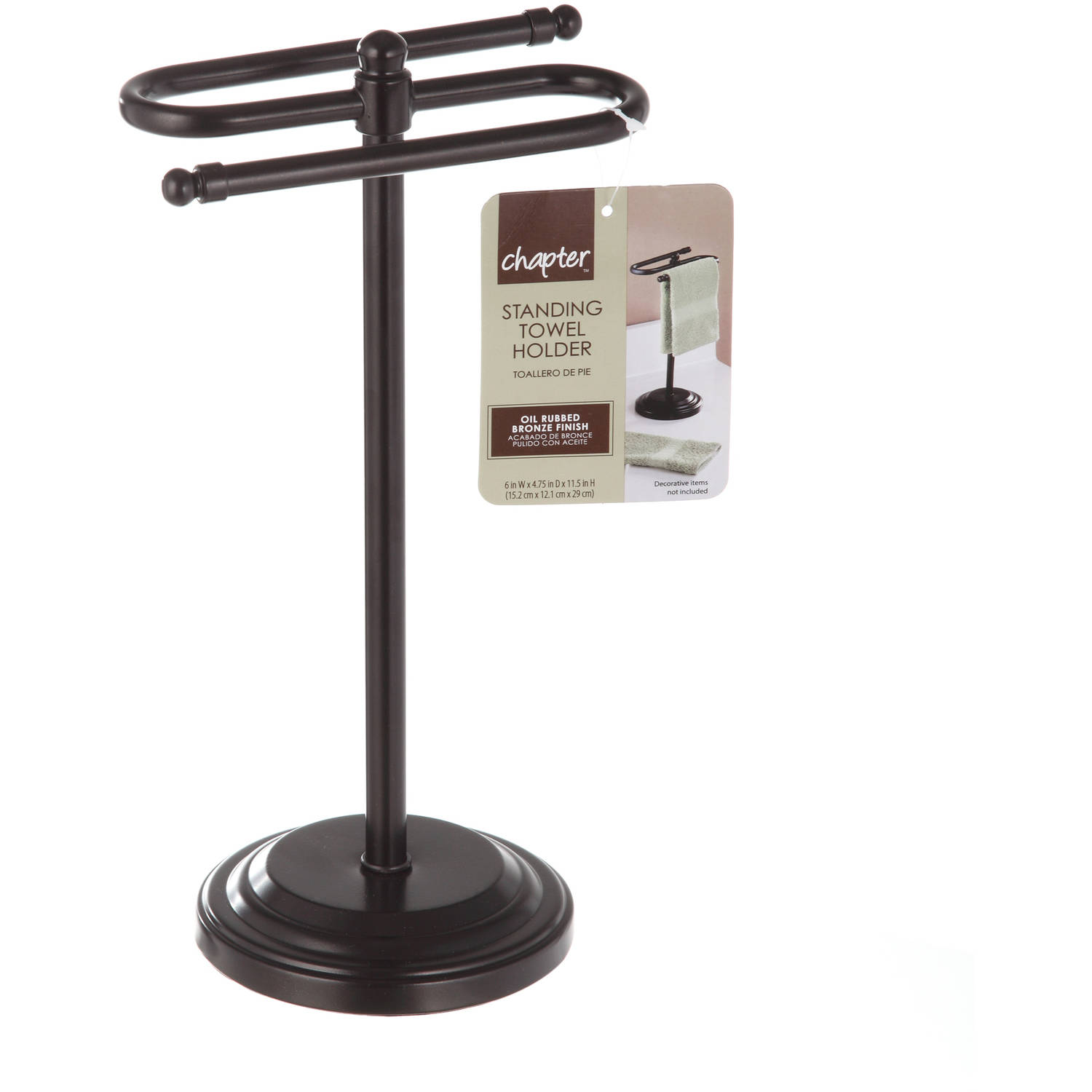 Chapter Steel Free-Standing Towel Holder - Oil Rubbed Bronze - image 1 of 4