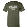 thumbnail image 1 of Chapter Of Revelations Sarcastic Humor Graphic Tees Gift For Mens Novelty Funny T Shirt, 1 of 5