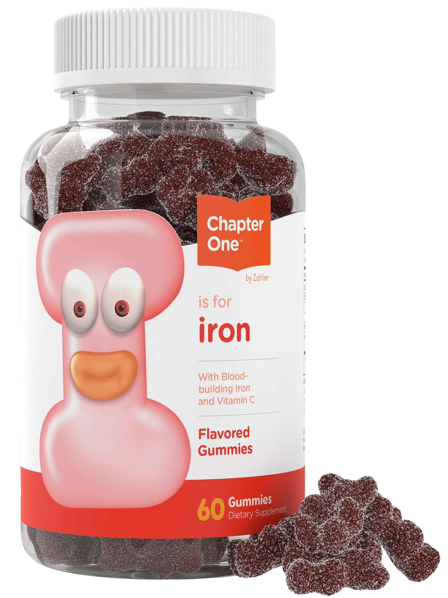 Chapter One Iron Gummies, for kids, Great Tasting Iron Gummy Vitamins