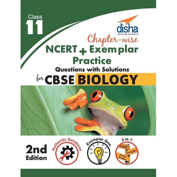 Chapter-wise NCERT + Exemplar + Practice Questions with Solutions for CBSE Biology Class 11, (Paperback)