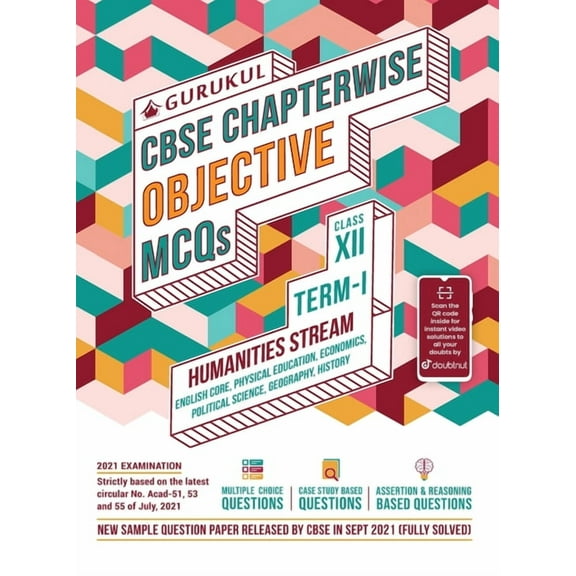 Chapterwise Objective MCQs Humanities Book for CBSE Class 12 Term I Exam, (Paperback)