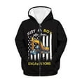 thumbnail image 1 of Chaqlin Excavator Design Kids Casual Pullover Hoodie Long Sleeve Soft with Pockets Lightweight Comfy Top Boys Size 10-12, 1 of 7
