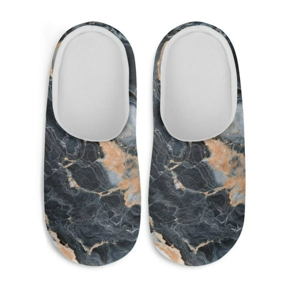 Chaqlin Fall Mushroom Leaf Unisex Warm & Cozy Slippers Soft Plush Fuzzy Comfy Non Slip Indoor House Shoes Anti Skid Memory Foam Sole Lightweight