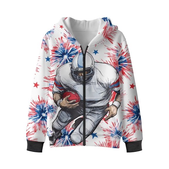 Chaqlin Fuzzy Athletic Wear for Youth and Teens - Fluffy Sweatshirts for kids Comfy Casual Hoodie with Pockets for School and Sports