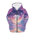 thumbnail image 1 of Chaqlin Galaxy Axolotl Girls Zip Up Hoodie Lightweight Comfy Long Sleeve with Pockets Casual Fall Top for Teens Size 13-14, 1 of 7