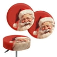 thumbnail image 1 of Chaqlin Oil Painting 3D Santa Claus 2 Pcs 3D Printed Stool Covers Round, Breathable Non-Slip Chair Seat Covers, Elastic Slipcover for 12-16 Inch 16 Inch Stools Cover, 1 of 6