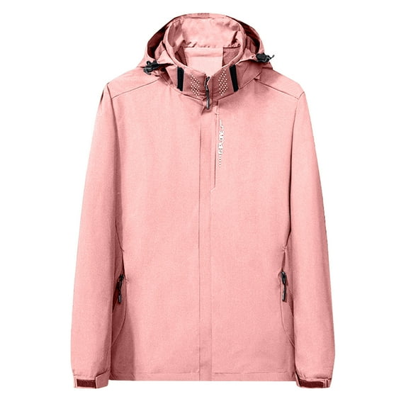 Chaquetas De Mujer Womens Lightweight Raincoats Rain Jackets Plus Size Waterproof Trench Coats with Hooded Outdoor Packable Windbreaker Long Rain Jacket Women