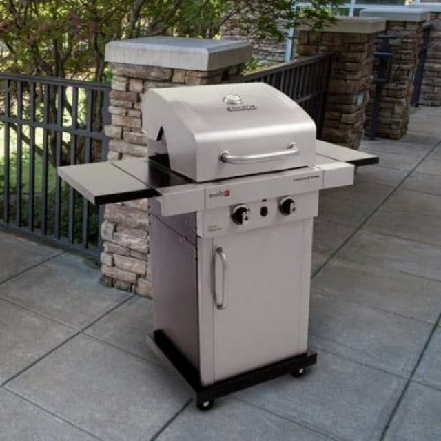 Char-Broil 2 Burner Silver Propane Infrared Gas Grill