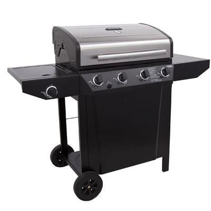 Thermos 480 4-Burner Liquid Propane Gas Grill with Side Burner