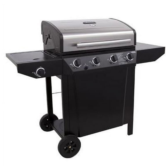 Thermos 480 4-Burner Liquid Propane Gas Grill with Side Burner