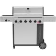 thumbnail image 1 of Charbroil Performance Series™ FlavorMax™ 6 Burner Gas Grill Cabinet with Sear Burner and Side Burner Gray Stainless, 1 of 9