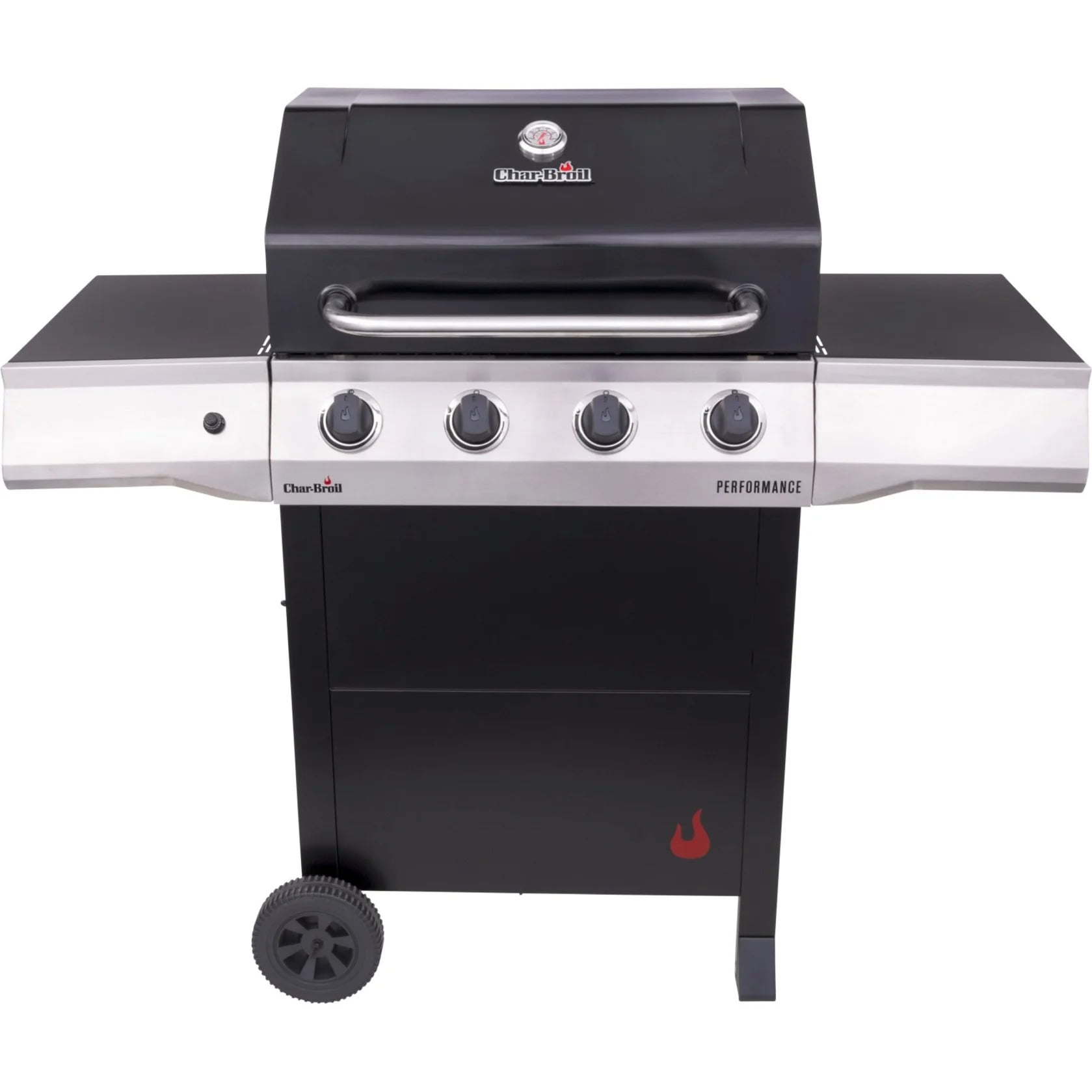 Char-Broil Performance Series 4-Burner Gas Grill for BBQ with Side