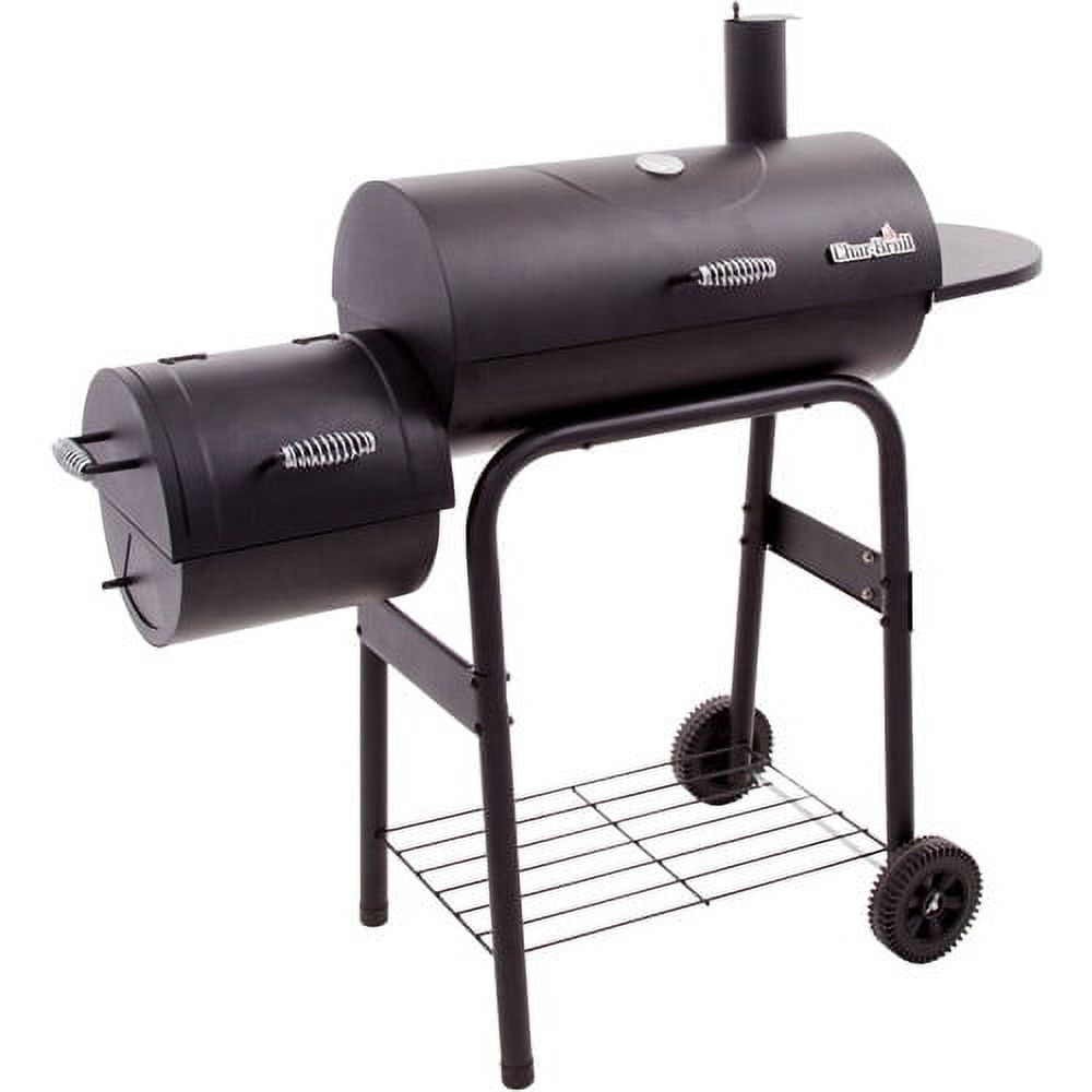 Char-Broil American Gourmet Offset Charcoal Smoker, Black - image 1 of 1