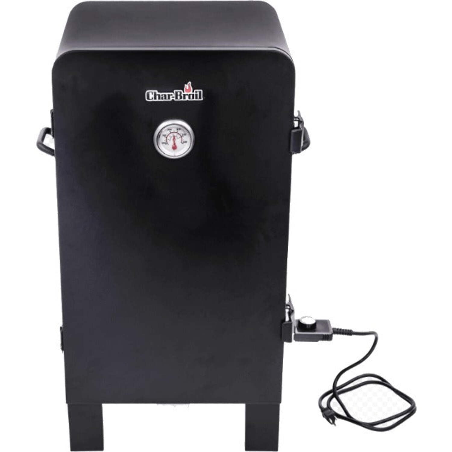 Char-Broil Black Analog Electric Smoker with Chrome Racks
