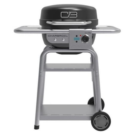 Charbroil - Bistro Pro Electric Grill + Charcoal Mode Black - Black