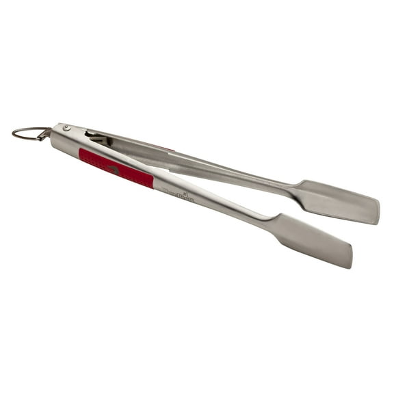 Charbroil Comfort Grip Grill Tongs - Stainless Steel Locking Tongs - Silver