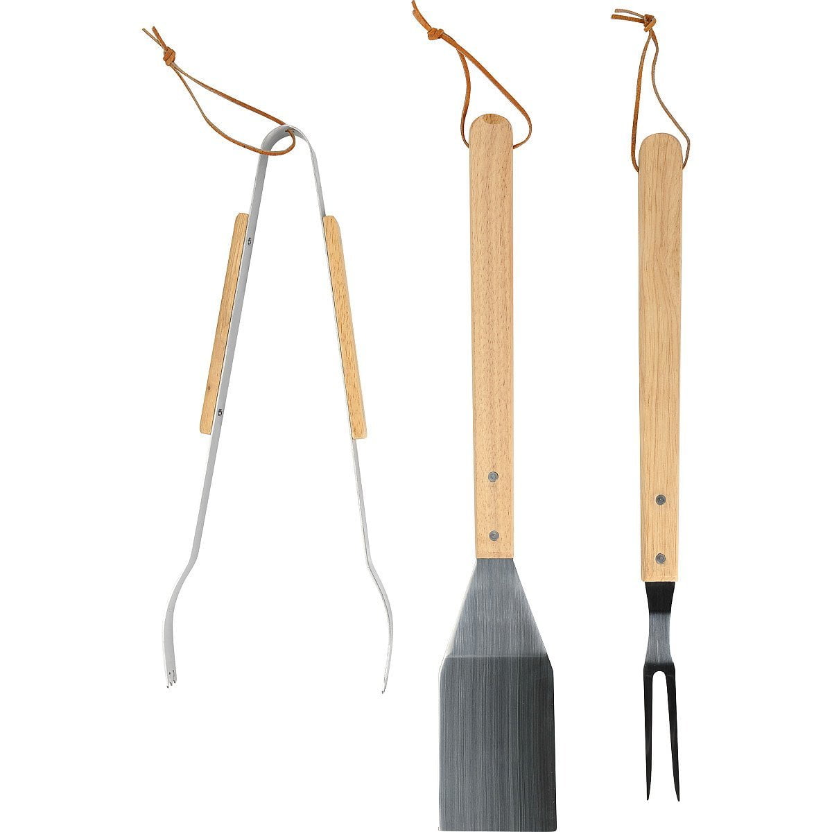 Charbroil Char-Broil Deluxe Three-Piece Stainless Steel Barbecue Tool ...