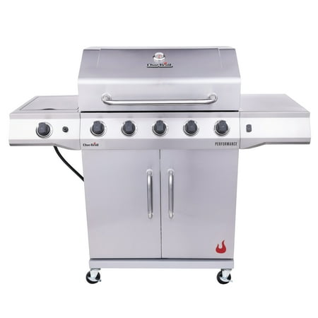Char-Broil Performance 5-Burner Liquid Propane Gas Grill, Stainless Steel