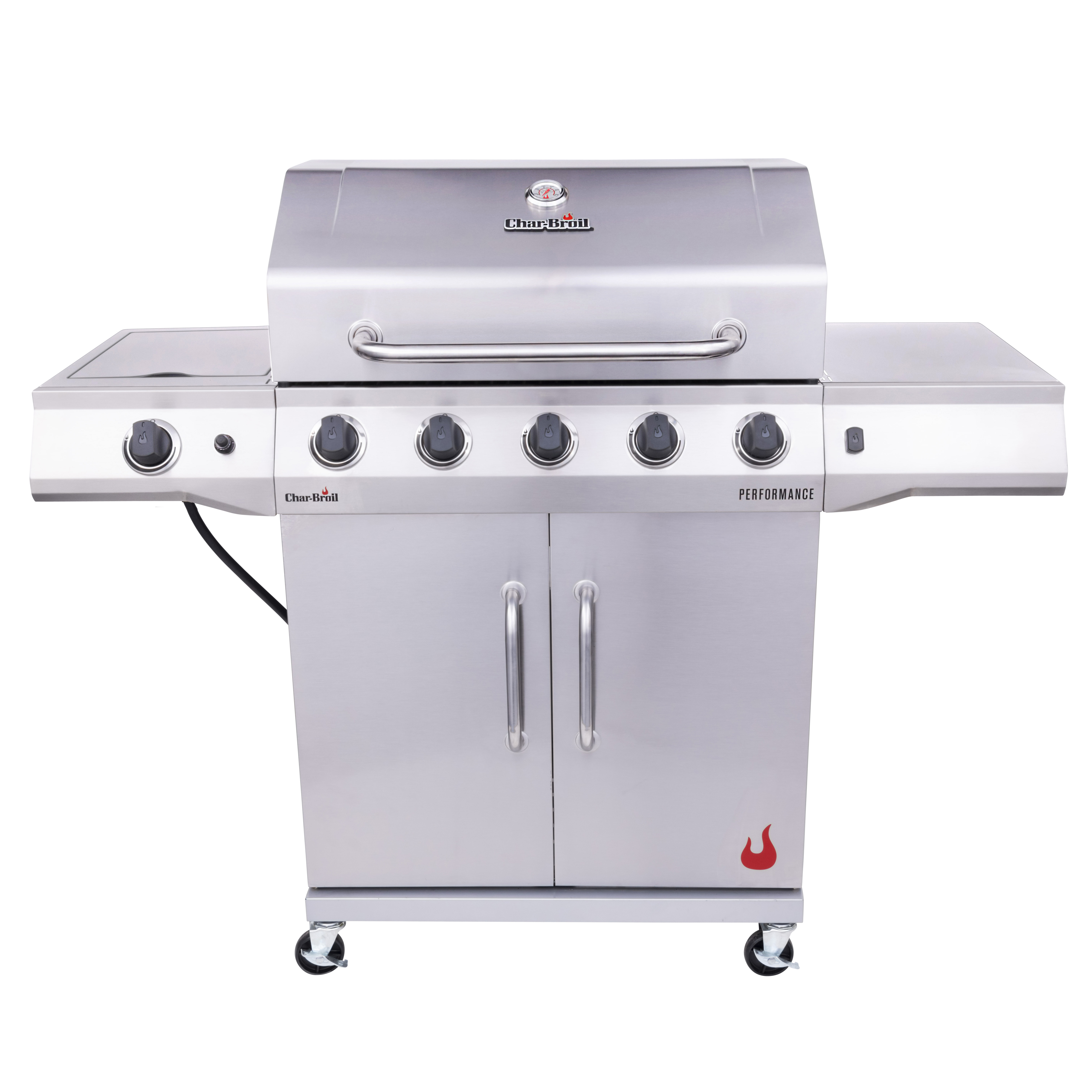Char-Broil Performance 5-Burner Liquid Propane Gas Grill, Stainless Steel - image 1 of 18