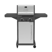 Charbroil Performance Series  FlavorMax  2 Burner Gas Grill Cabinet with Foldable Side Shelves, Stainless Steel