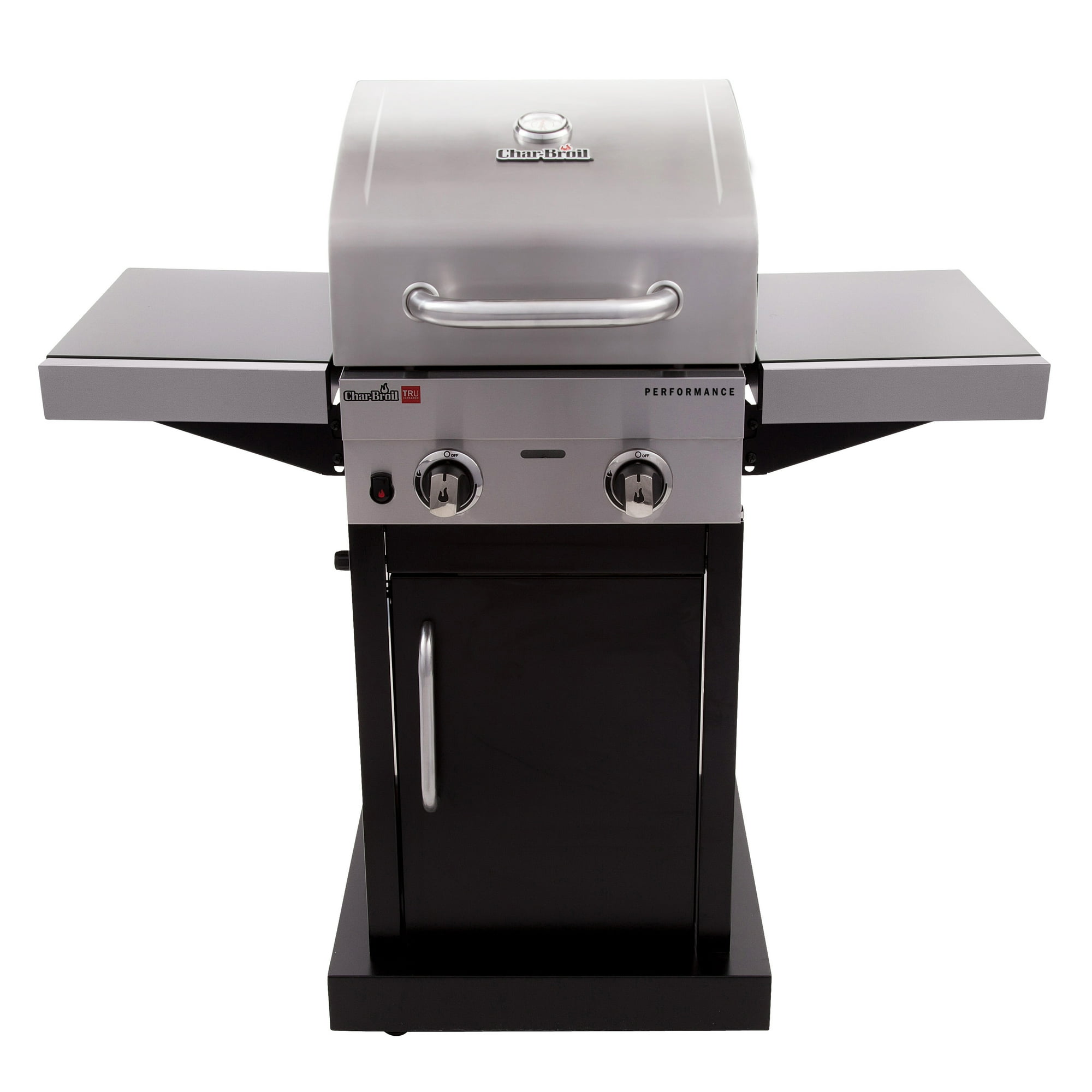 Char-Broil Performance TRU-Infrared 2-Burner Liquid Propane (LP) Cabinet Outdoor  Gas Grill - Walmart.com