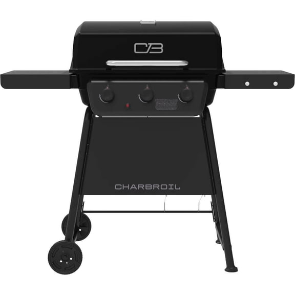 Char-Broil Push-Button Ignition 3-Burner Gas Grill