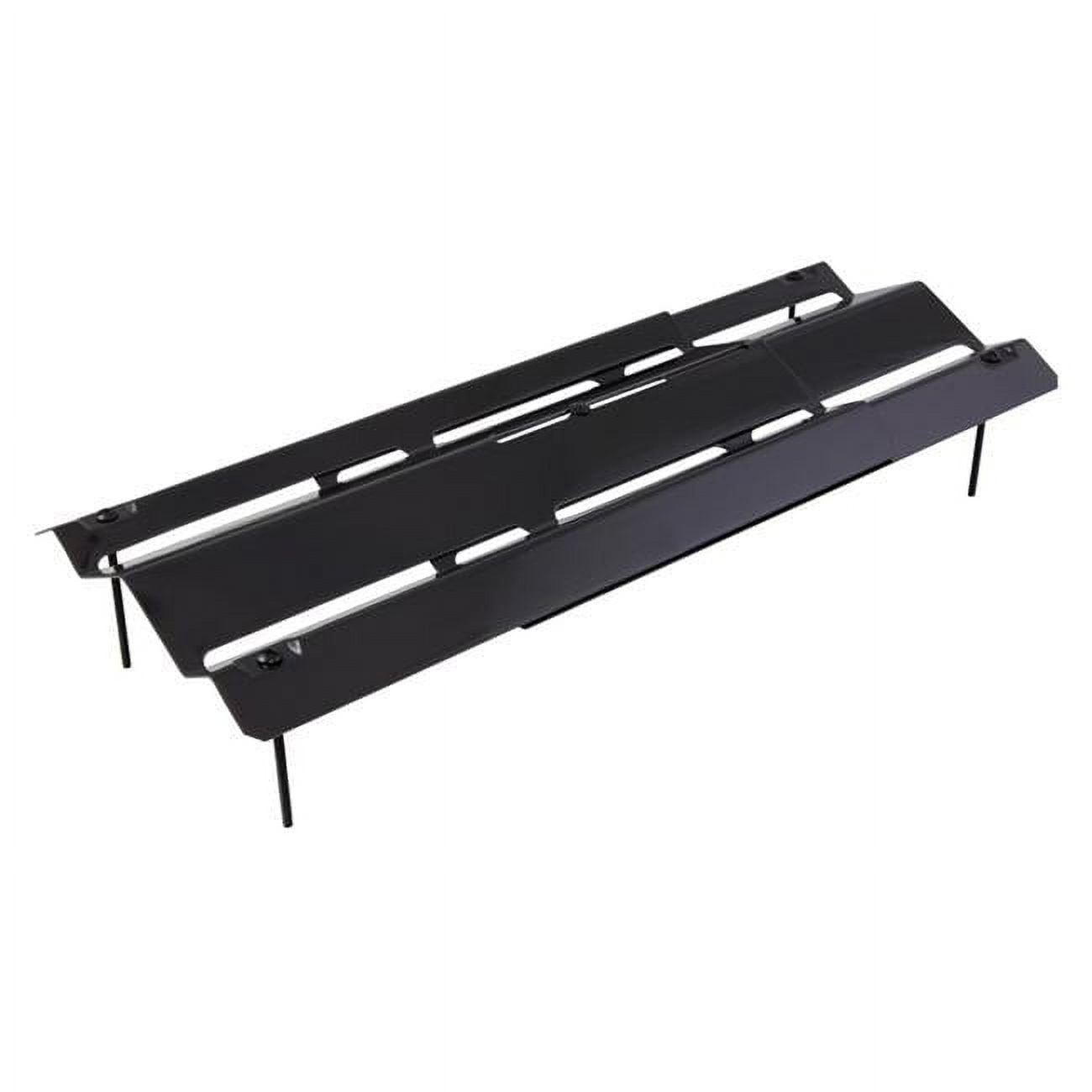 Black Porcelain-Coated Steel Universal Grill Heat Tent