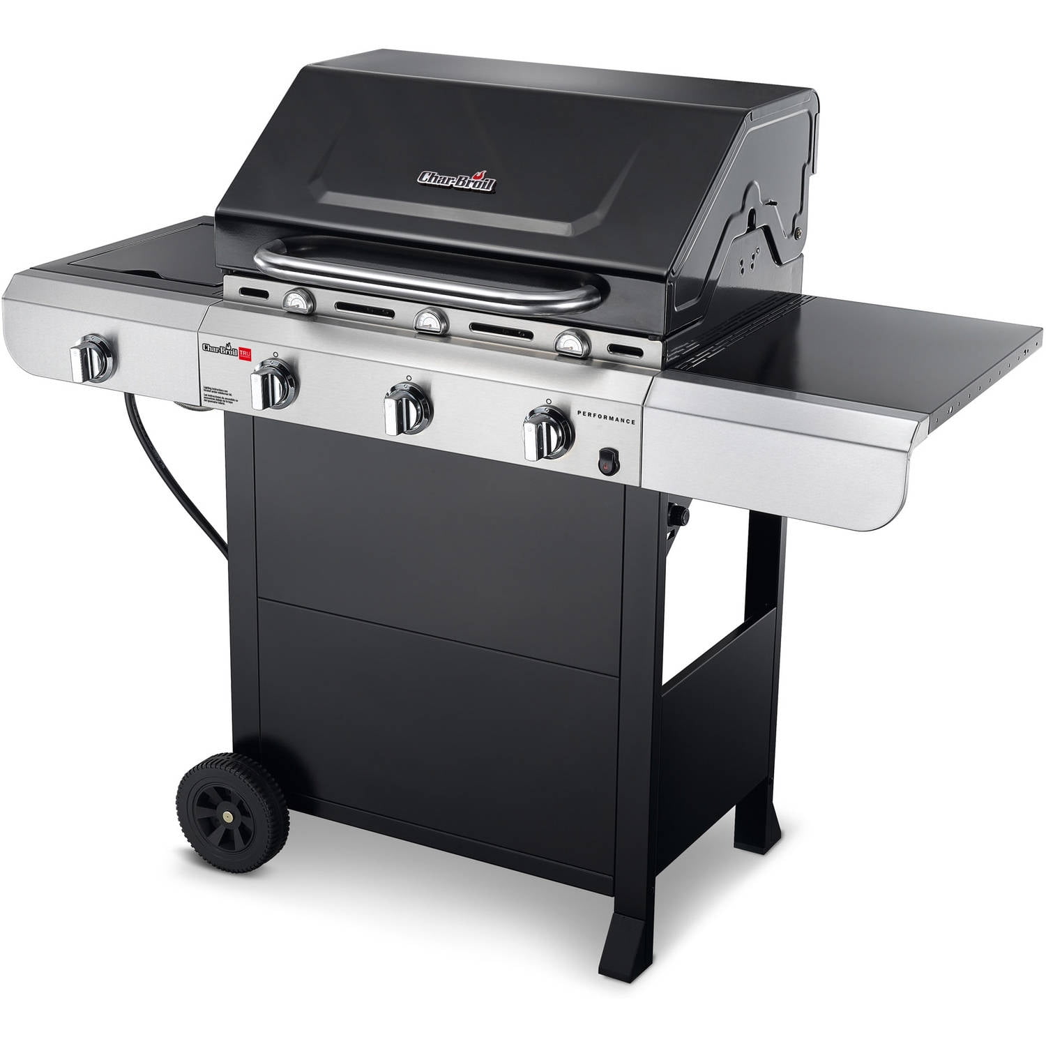 Char-Broil Tru-Infrared 3-Burner Grill, Black - Walmart.com