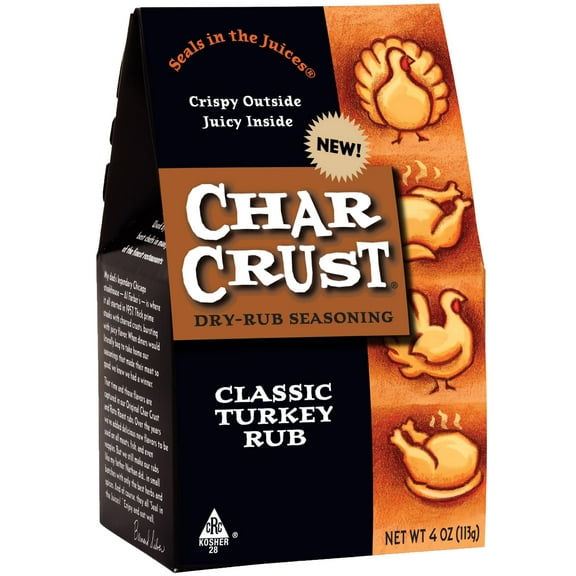 Char Crust Dry Rub CM31Seasoning Classic Turkey Rub, 4 oz (Pack of 1)