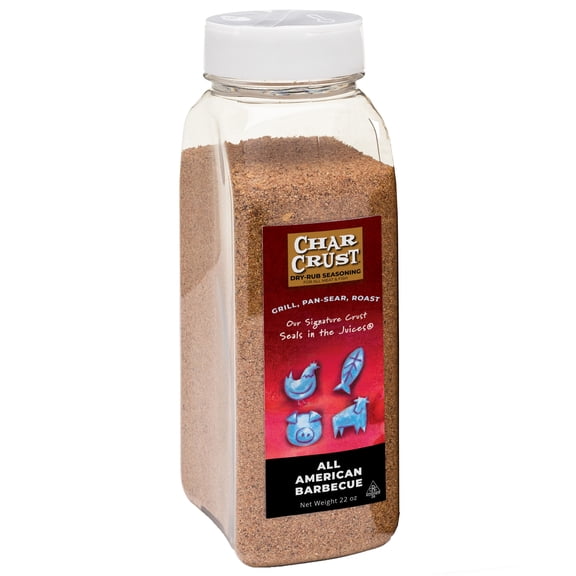 Char Crust Dry-Rub Seasonings All American Barbecue, 22 oz