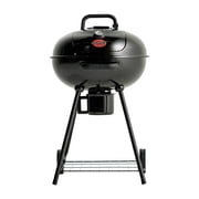 Char-Griller 22 inch Kettle Grill | Charcoal Grill | Black Portable Outdoor BBQ Grill with Lid