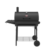 Char-Griller 44.7" Charcoal Barrel Grill with Adjustable Air Vents,Heat Thermometer, Storage Rack