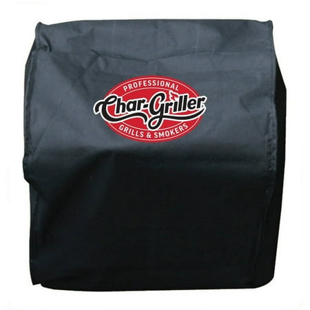Char-Griller Table Top Grill and Smoker Cover, Black, 2455