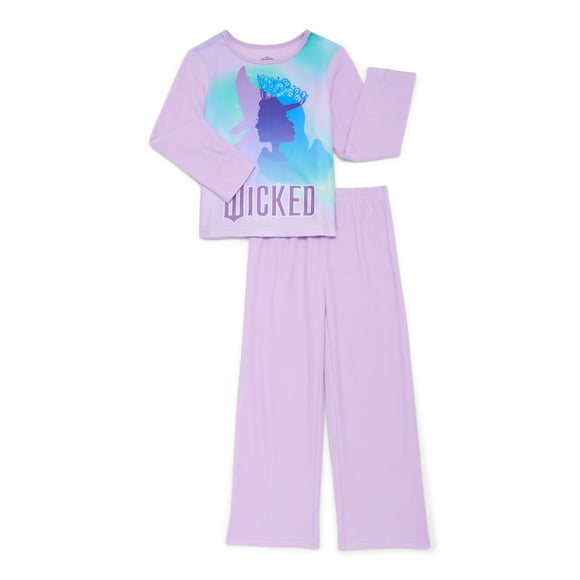 Wicked Girls Long Sleeve Top and Pants Pajama Set, 2-Piece, Sizes 4-12