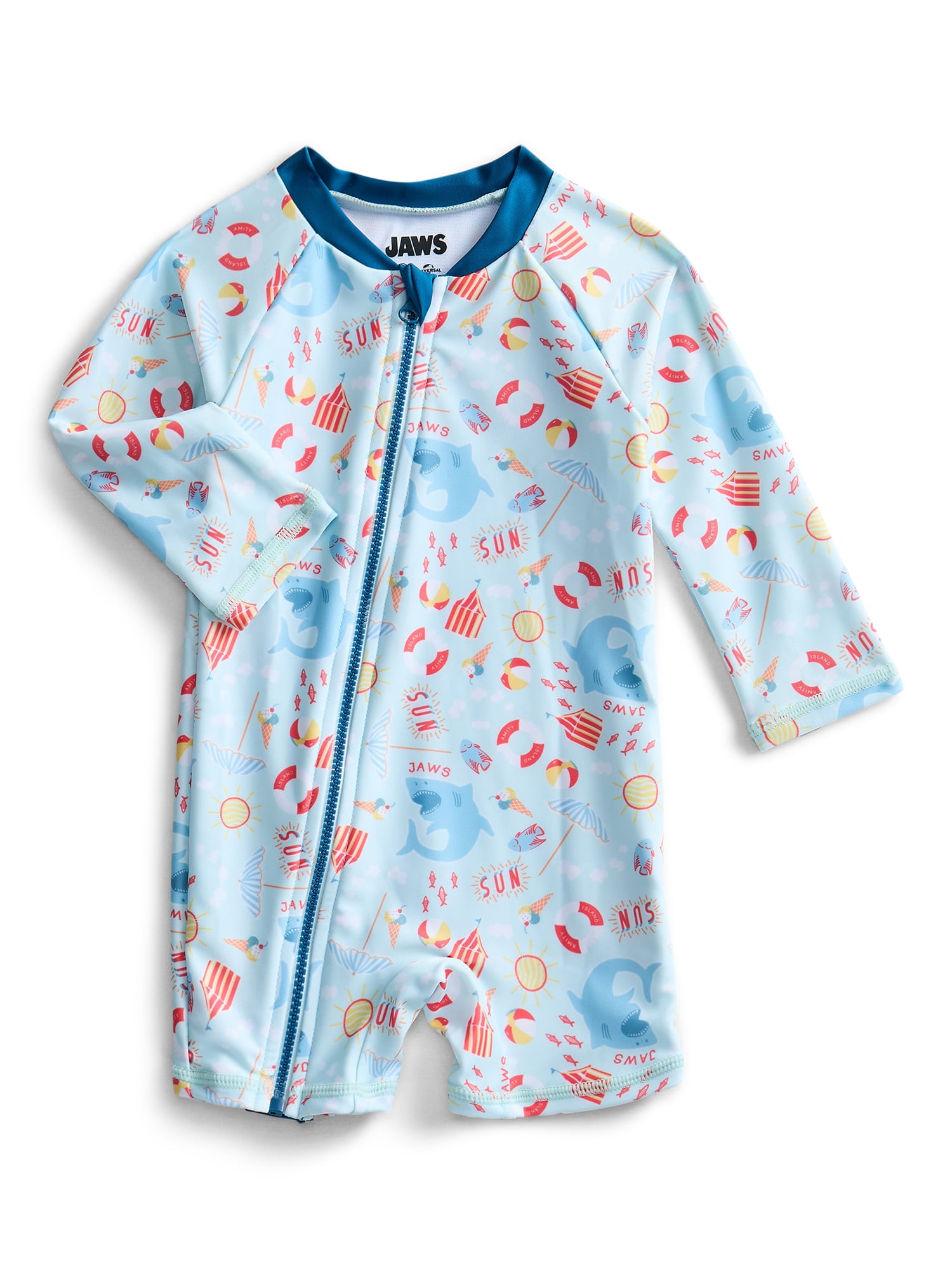 Character Baby Boy Jaws Unisuit, Size 0/3-6/9