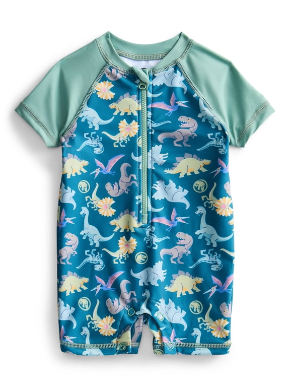 Character Baby Boy Rash Guard Swimsuit, One- Piece, Size 0/3M-12M
