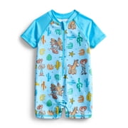 Character Baby Boy Rash Guard Swimsuit, One- Piece, Size 0/3M-12M