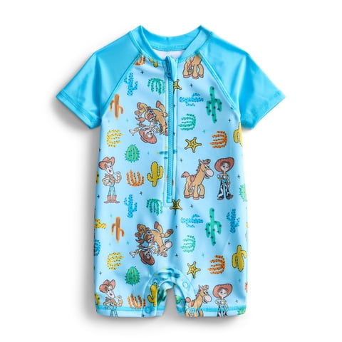 Character Baby Boy Rash Guard Swimsuit, One- Piece, Size 0/3M-12M