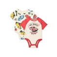thumbnail image 1 of Hot Wheels Baby Boys or Girls Graphic One-Piece Bodysuits, 2-Pack, Sizes 0/3M-24M, 1 of 3