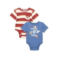 thumbnail image 1 of Character Baby Gender Neutral Bodysuits, 2-Pack, Sizes 0/3 Months-24 Months, 1 of 3